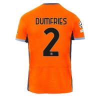 Inter Milan Denzel Dumfries #2 Tredjedrakt 2023-24 Kortermet